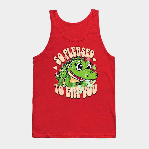 Crocodile cute Tank Top by alcoshirts